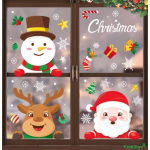 Kerst raamstickers - Set 2